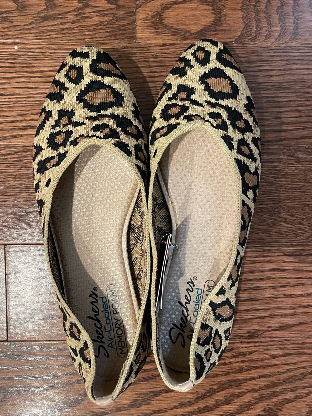 Skechers Women's Slip-On Shoe Box with Leopard Print Accent - Picture 2 of 5